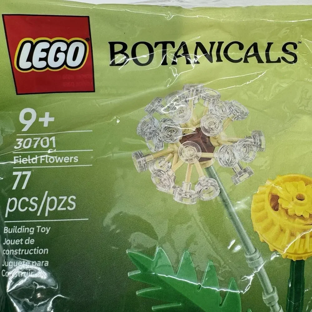 Lego 30701 Botanicals 2025 Field Flowers Set Dandelion 77 Pieces Building New - Picture 2 of 4